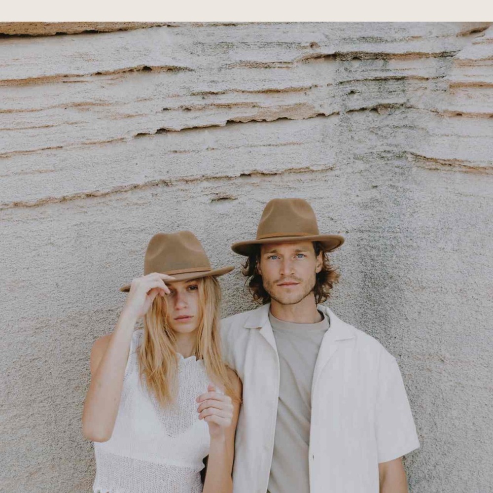 Will + Bear Brown Fedora Hat - Picture 3 of 7